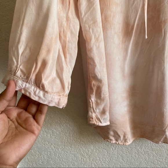 Torrid Baby Pink Tie-dye Pleasant Long Sleeves - Picture 4 of 5